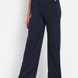 Next One Women Smart Loose Fit High-Rise Easy Wash Parallel Trousers-image-56