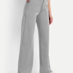 Next One Women Smart Loose Fit High-Rise Easy Wash Parallel Trousers-picture-20