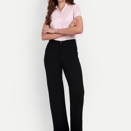 Next One Women Smart Loose Fit High-Rise Easy Wash Trousers-picture-10
