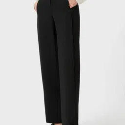 Next One Smart Loose Fit High-Rise Easy Wash Trousers-image-43
