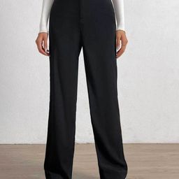 Next One Women Smart Loose Fit High-Rise Easy Wash Formal Trousers-picture-40