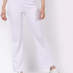 BAESD Women Relaxed Loose Fit High-Rise Easy Wash Cotton Trousers-picture-43