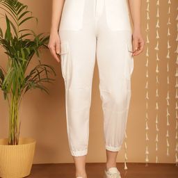 Aawari Women Mid-Rise Classic Cargo Pant-picture-53