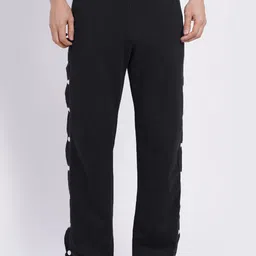 BAESD Men Relaxed Straight Leg Low-Rise Easy Wash Trouser-image-4