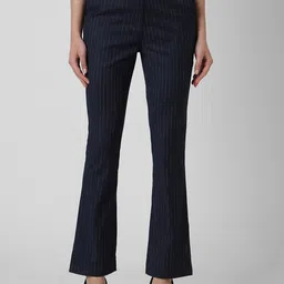 Van Heusen Woman Striped Formal Bootcut Trousers-image-24
