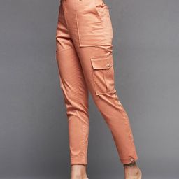 Miss Chase Women Relaxed High-Rise Cargos Trousers-image-65