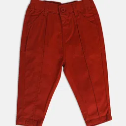 MINI KLUB Infants Boys Mid-Rise Easy Wash Pure Cotton Trousers-picture-26