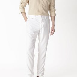 RARE RABBIT Men Mid-Rise Slim Fit Plain Trousers-image-43