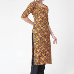 7threads KALINI A Selection of 2 Printed Regular Straight Kurta With Trousers image 2