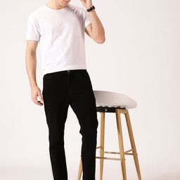 Mast & Harbour Men Original Mid Rise Corduroy Chinos-image-53