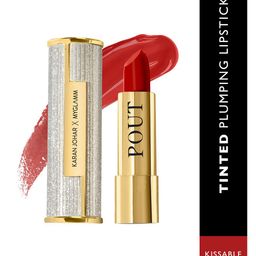 MyGlamm Pout By Karan Johar Tinted Plumping Lipstick 3.5g - Kissable Pout-56