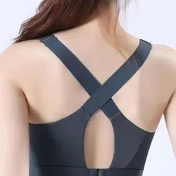 Poftik Bra Full Coverage Removable Padding Workout Bra image 2