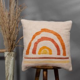 thegasbh Beige Cotton Printed Cushion Covers (Pack Of 2)-picture-20