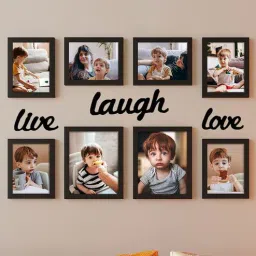 Black Synthetic Wood (Set of 8) Photoframes by Art Street-picture-20
