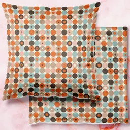 ArtzFolio Multicoloured Set of 2 Velvet Square Cushion Covers image 1
