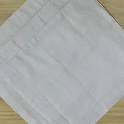 FOVEROS White 3 Pieces Pure Cotton Chapati Covers-42