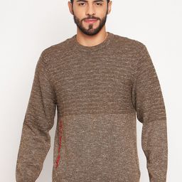 Duke Round Neck Ribbed Pullover Sweater-image-47