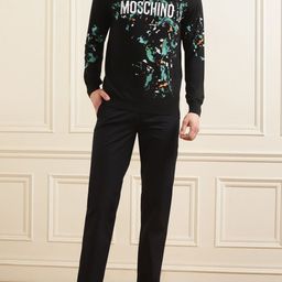 MOSCHINO COUTURE Men Printed Woollen Pullover-image-61