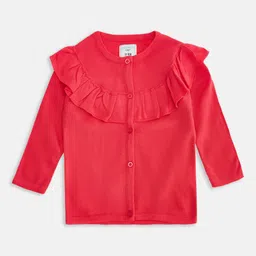 Pantaloons Baby Girls Pink Pullover-picture-7