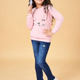 YU by Pantaloons Girls Graphic Embroidered Pullover Sweaters-picture-43