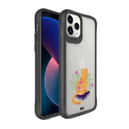 DailyObjects Black & White Happy Kitty Printed iPhone 11 Pro Back Cover-4