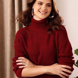 STREET 9 Ribbed Turtle Neck Pullover Sweater-picture-35