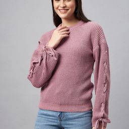 Club York Self Design Acrylic Pullover-image-91