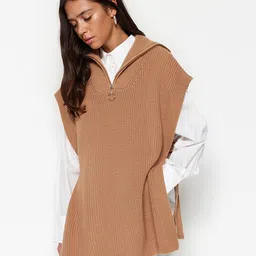 Trendyol Ribbed Pure Acrylic Pullover Sweaters-70