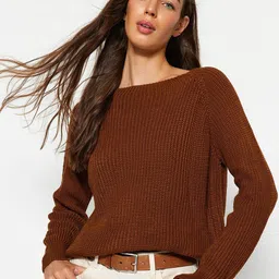 Trendyol Ribbed Acrylic Pullover-image-39