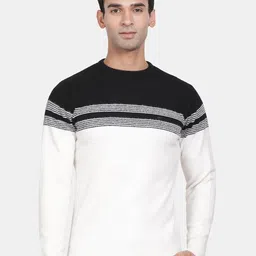t-base Colourblocked Round Neck Pullover-picture-26