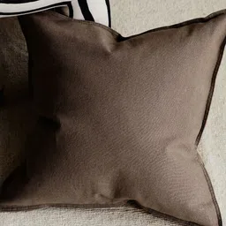 H&M Beige Unisex Linen-Blend Cushion Cover-21