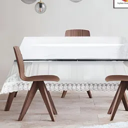 Stylista White Waterproof 2-Seater Rectangular Table Cover-image-22