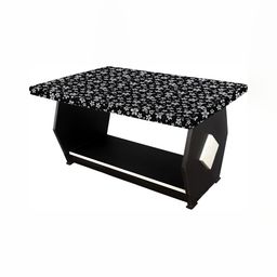Stylista Black & White Floral Waterproof 2 Seater Table Cover-image-64