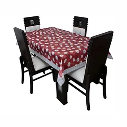Stylista Brown Waterproof 4-Seater Rectangular Table Cover-image-48