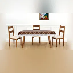 Stylista Brown Waterproof 4-Seater Rectangular Table Cover-image-54