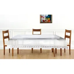 Stylista White Waterproof 4 Seater Table Cover-image-10