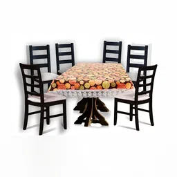 Stylista Brown & Green Waterproof 6 Seater Rectangle Table Cover-picture-28