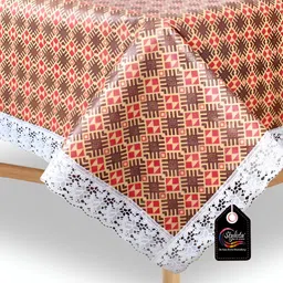 Stylista Brown Waterproof 6 Seater Table Cover-picture-40
