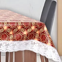 Stylista Brown Waterproof 8-Seater Rectangular Table Cover-image-35