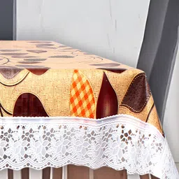Stylista Brown Waterproof Plastic 8-Seater Rectangular Table Cover-image-71