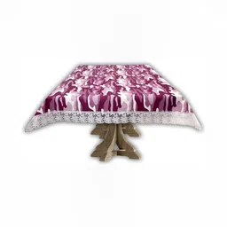 Stylista Purple & white  Waterproof 8 Seater Rectangle Table Cover-image-98