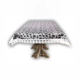Stylista White 8 Pieces Printed Waterproof Table Cover-53