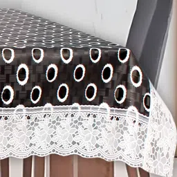 Stylista Black & White Waterproof 10 Seater Table Cover-16