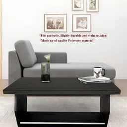 Stylista Brown Waterproof Rectangular 2-Seater Table Cover-2