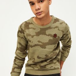 max Boys Abstract Printed Pure Cotton Pullover Sweater-26