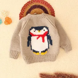 Woonie Boys Self Design Animal Pullover Sweater-image-40
