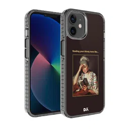 DailyObjects Brown Thirsty Text Stride 2.0 iPhone 12 Mini Case Cover-56
