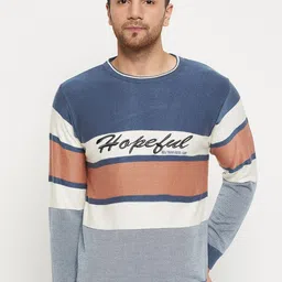 Duke Colourblocked Acrylic Pullover-image-57