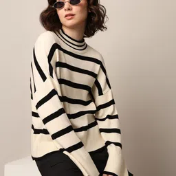 ONLY Women Striped Pullover-image-98