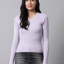 NoBarr Women Ribbed Pullover-image-81